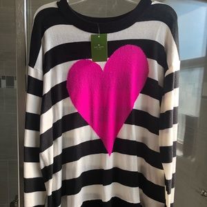 Brand new Kate Spade heart sweater